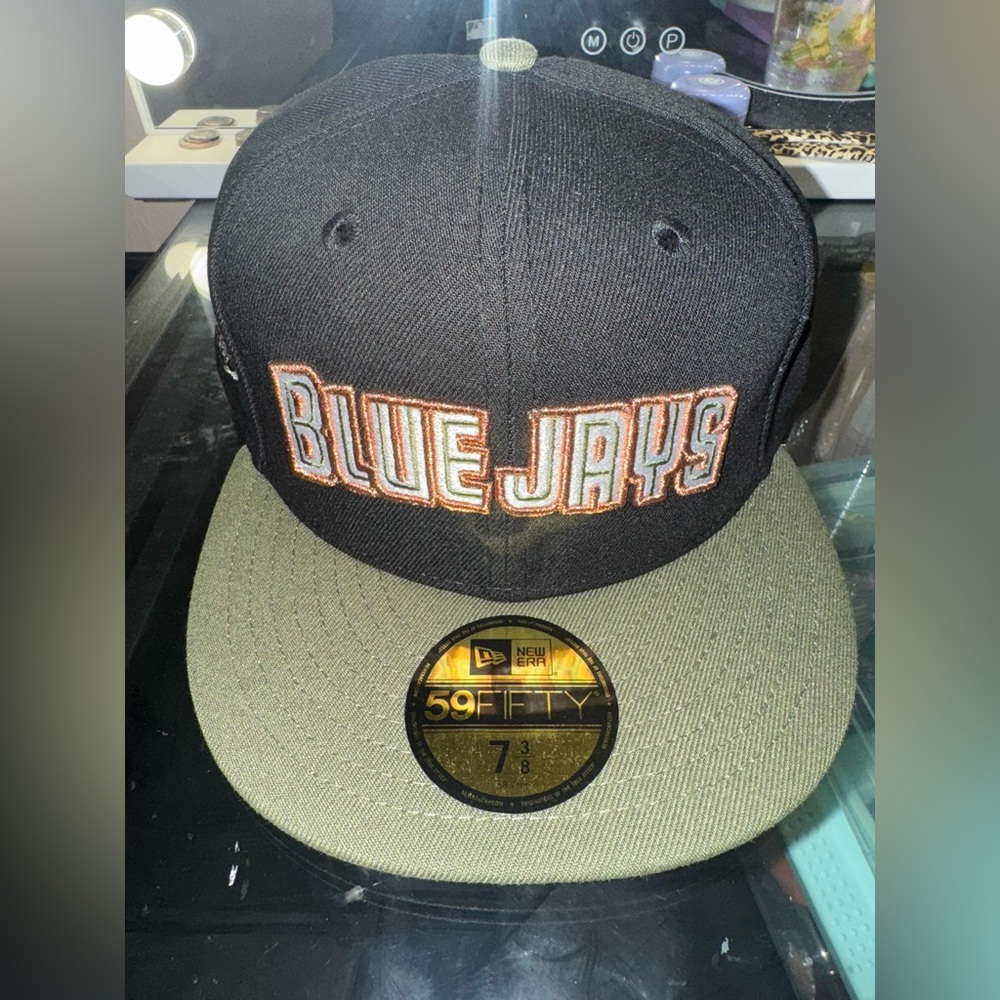 New Era Toronto Blue Jays COOKIE MARTINI Exclusive 59FIFTY Fitted Hat Cap 7 3/8